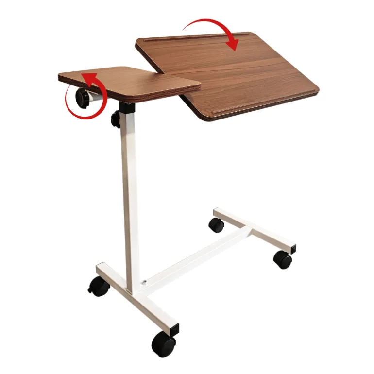 Sengebord med sideplade