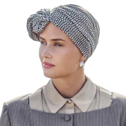 Shakti turban - Beige snake