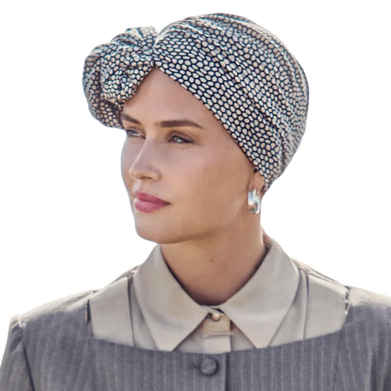 Shakti turban - Beige snake
