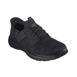 Skechers let slip-in herresko - Sort
