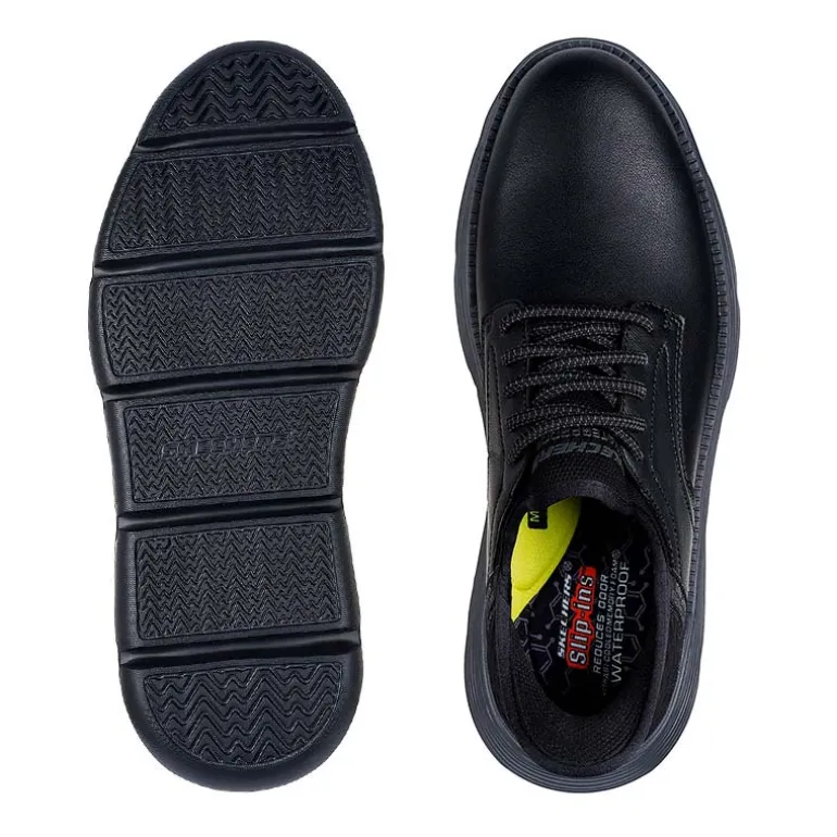 Skechers pæn slip-in herresko - Sort