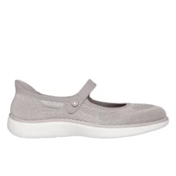 Skechers slip-in ballerina - Natur