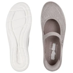 Skechers slip-in ballerina - Natur