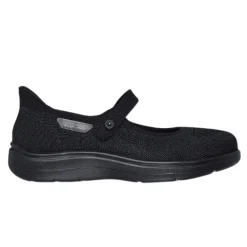 Skechers slip-in ballerina - Sort
