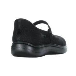 Skechers slip-in ballerina - Sort