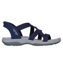 Skechers slip-in damesandal - Blå