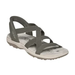 Skechers slip-in damesandal - Grøn
