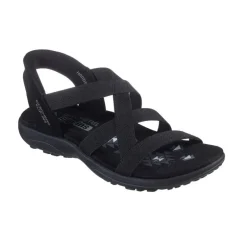 Skechers slip-in damesandal - Sort