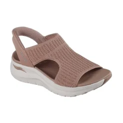Skechers slip-in damesandal - Sand