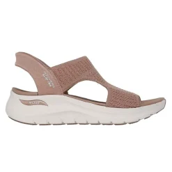 Skechers slip-in damesandal - Sand