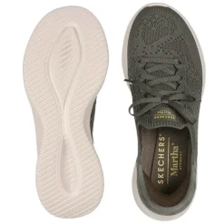 Skechers slip-in damesneaker - Oliven