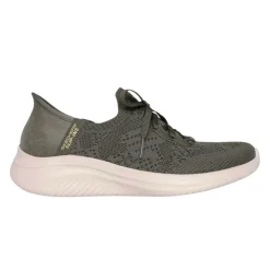 Skechers slip-in damesneaker - Oliven