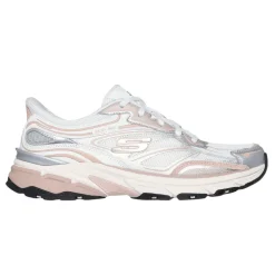 Skechers slip-in damesneaker - Hvid