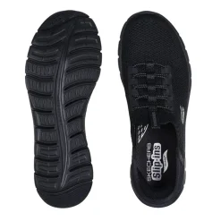 Skechers slip-in damesneaker - Sort