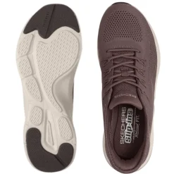 Skechers slip-in damesneaker - Brun