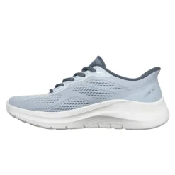 Skechers slip-in damesneaker - Lyseblå