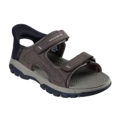 Skechers slip-in herresandal - Brun