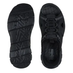 Skechers slip-in herresandal - Sort