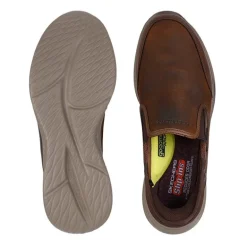 Skechers slip-in herresko - Brun