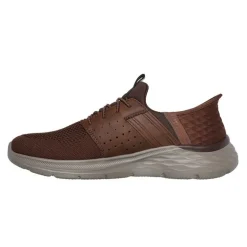 Skechers slip-in herresko - Brun