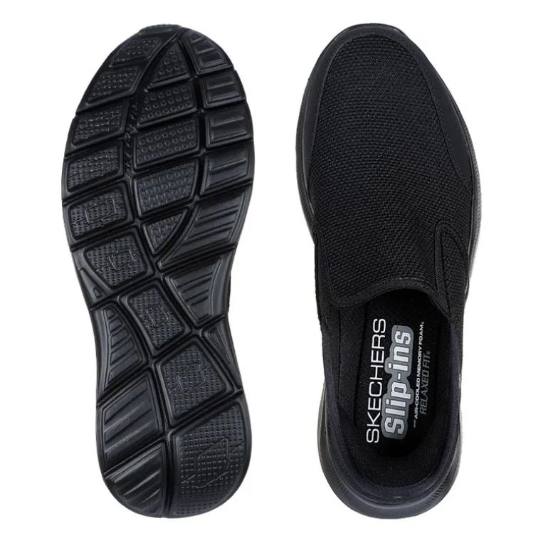 Skechers slip-in herresko - Sort