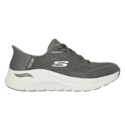 Skechers vandtæt slip-in damesneaker - Oliven