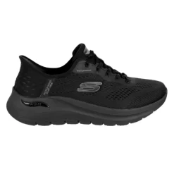Skechers vandtæt slip-in damesneaker - Sort