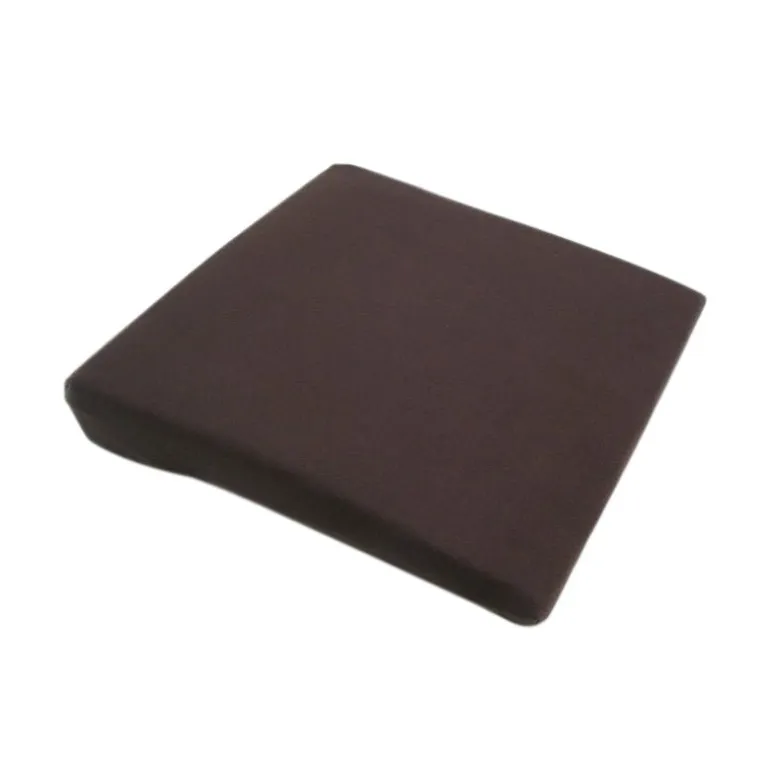 Skråpude med velourbetræk - 5 cm