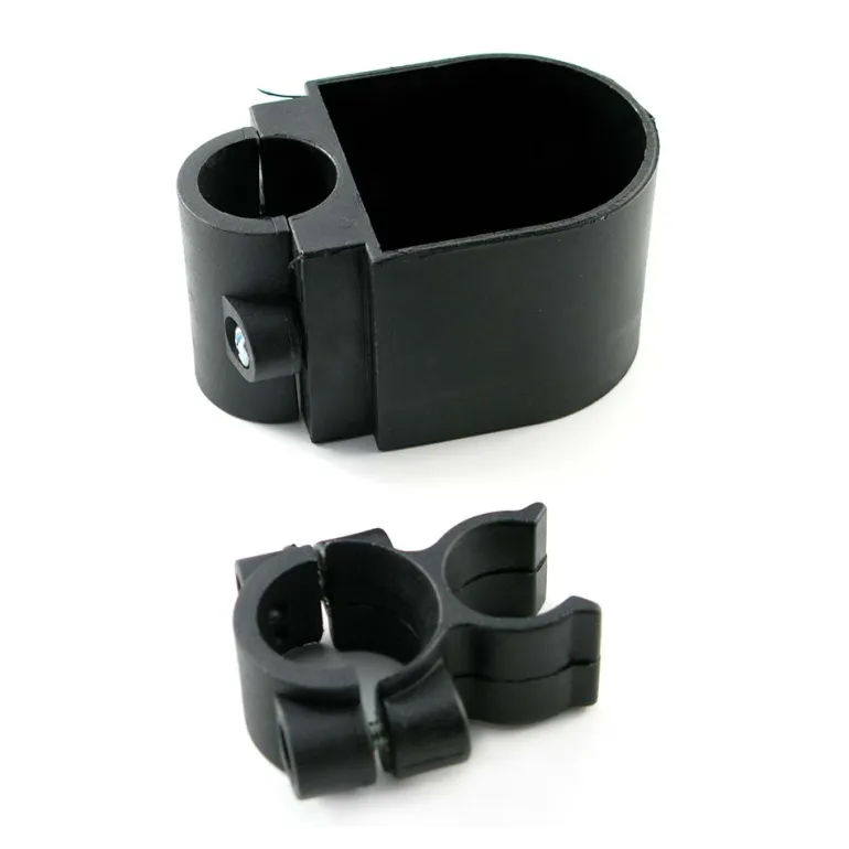 Stokkeholder med clips og cup til rollator