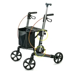 Stokkeholder til Server, Router, Explorer og Athlon rollator