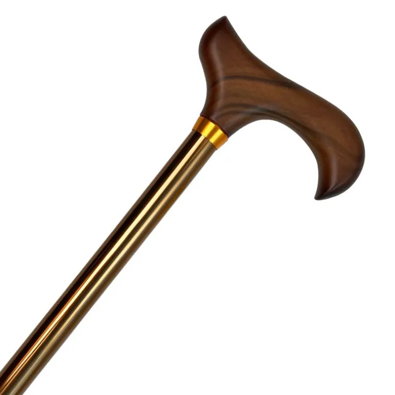 Stok med justerbar højde - Bronze