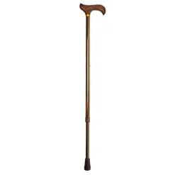 Stok med justerbar højde - Bronze