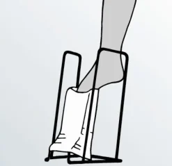 Strømpepåtager stativ - Lang model