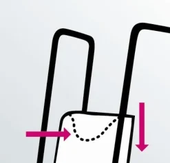Strømpepåtager stativ - Lang model