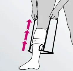 Strømpepåtager stativ - Lang model