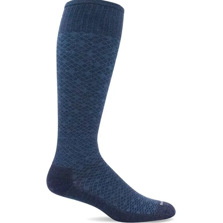 Støttestrømpe til herrer - Featherweight Navy