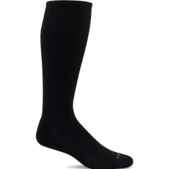 Støttestrømpe til herrer - Featherweight Black