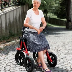 Taima XC rollator - med store luftfyldte hjul