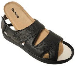 Tecnica herresandal med velcro - Sort