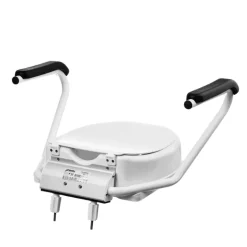 Toiletforhøjer med armlæn og låg