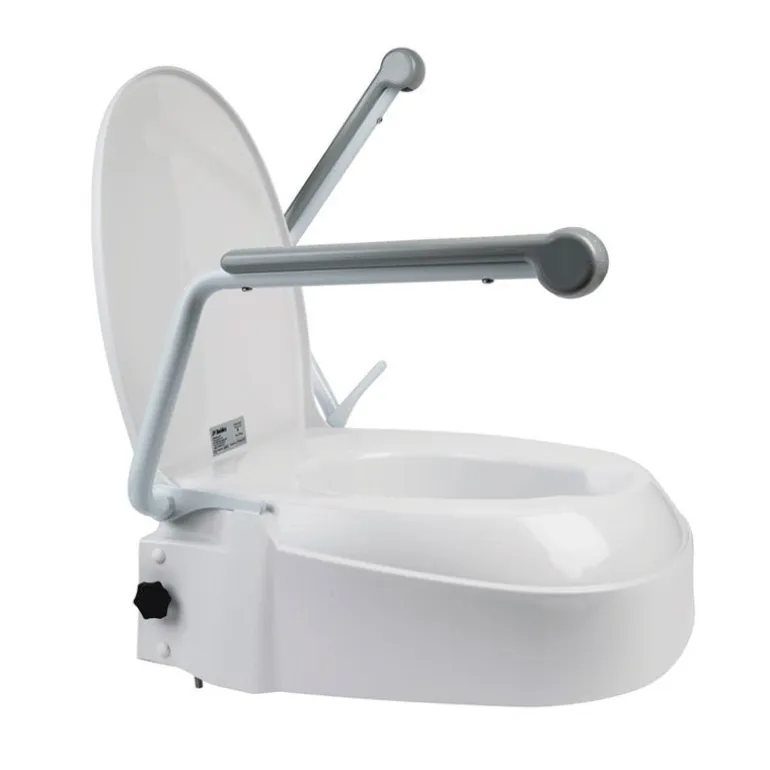 Toiletforhøjer med indstillelig sædehøjde