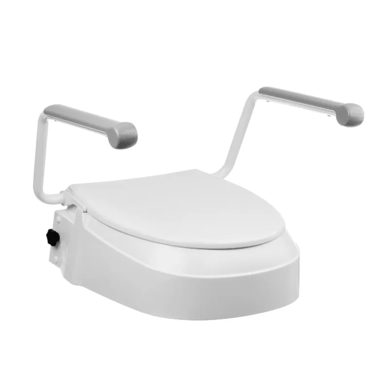 Toiletforhøjer med indstillelig sædehøjde
