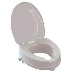 Toiletforhøjer med låg, 10 cm