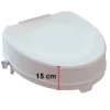 Toiletforhøjer med låg, 15 cm