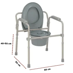Toiletstol - Sammenklappelig