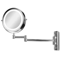 Væghængt makeup-spejl - Krom