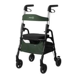 W4 rollator / indkøbsvogn - Grøn